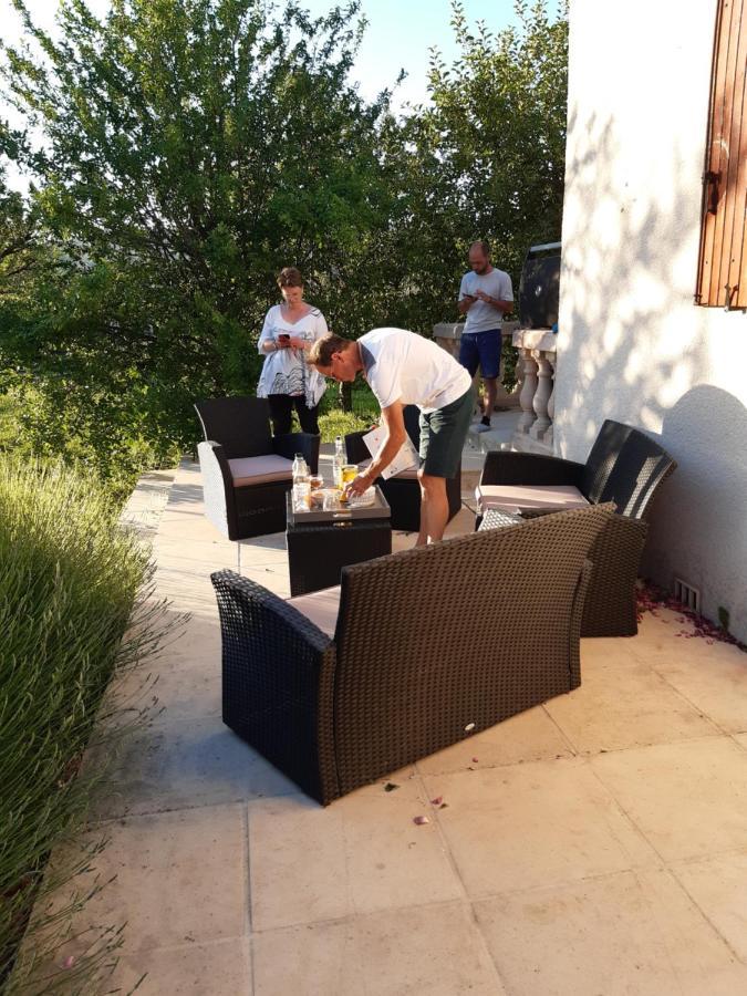 Villa entre vigne et lavande Verfeuil Extérieur photo