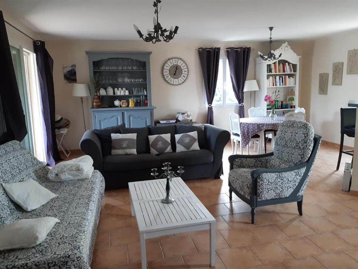 Villa entre vigne et lavande Verfeuil Extérieur photo